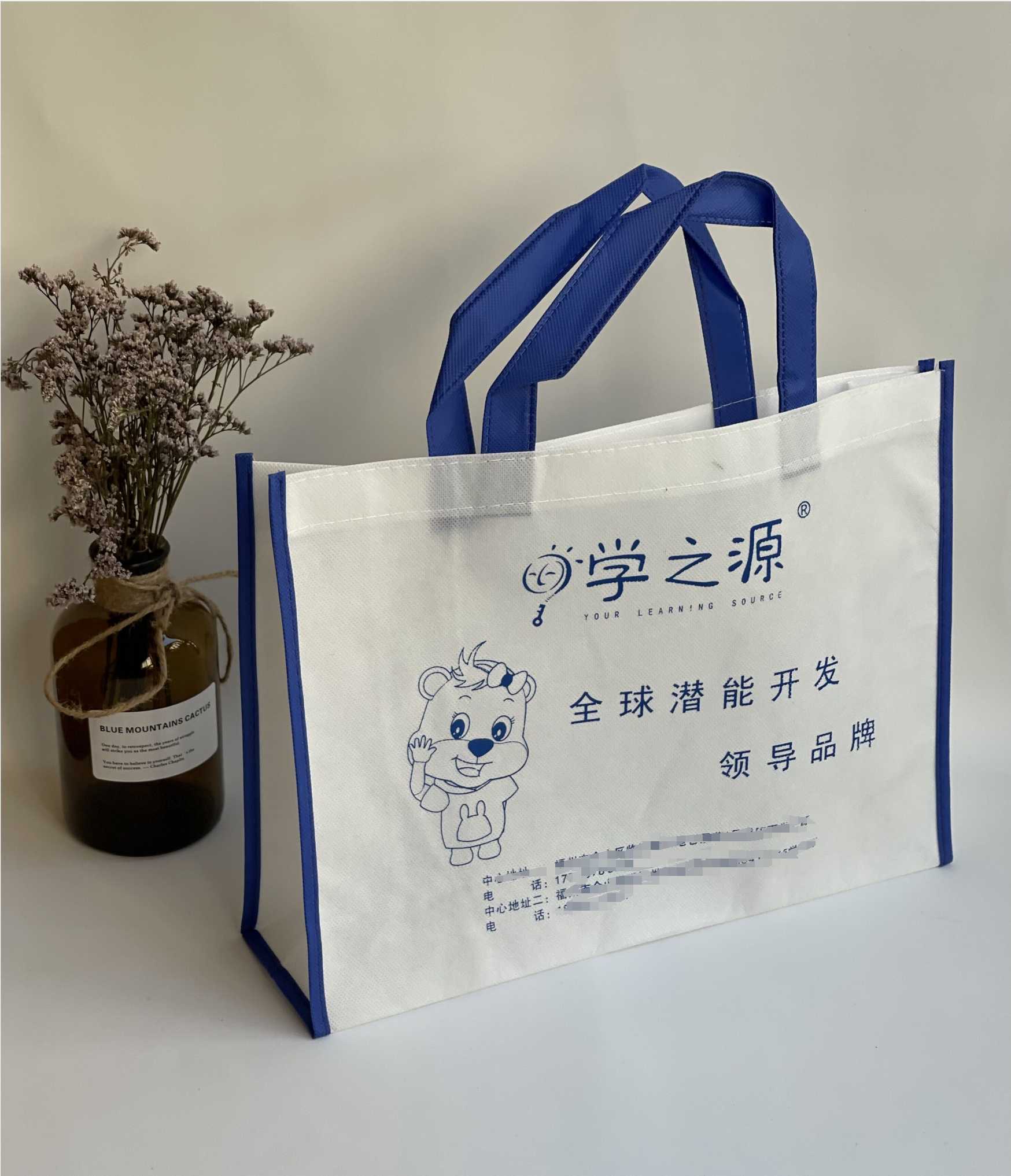 培訓教育行業(yè)無紡布袋環(huán)保袋
